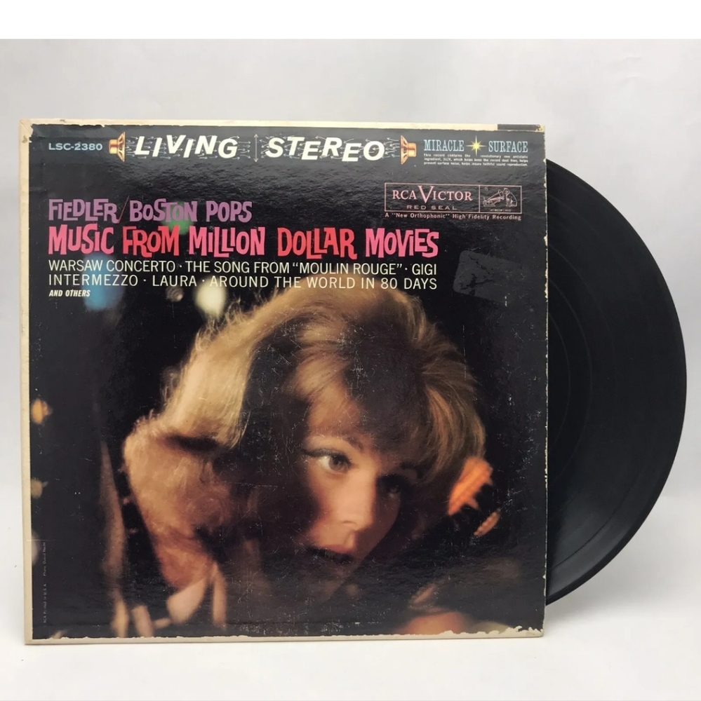 Arthur Fiedler & The Boston Pops - Music From Million Dollar Movies - VG